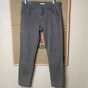 CAbi Charcoal Straight Leg Women's Jeans